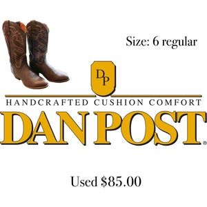 Women’s Dan Post Brown Leather Boots